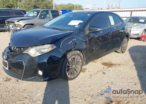 2014 Toyota Corolla S Plus из США, поврежденный, VIN 5YFBURHE0EP048810